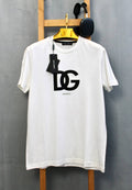Dolce & Gabbana Cotton T-shirt With DG Logo Print Man UK Reps AAA Quality