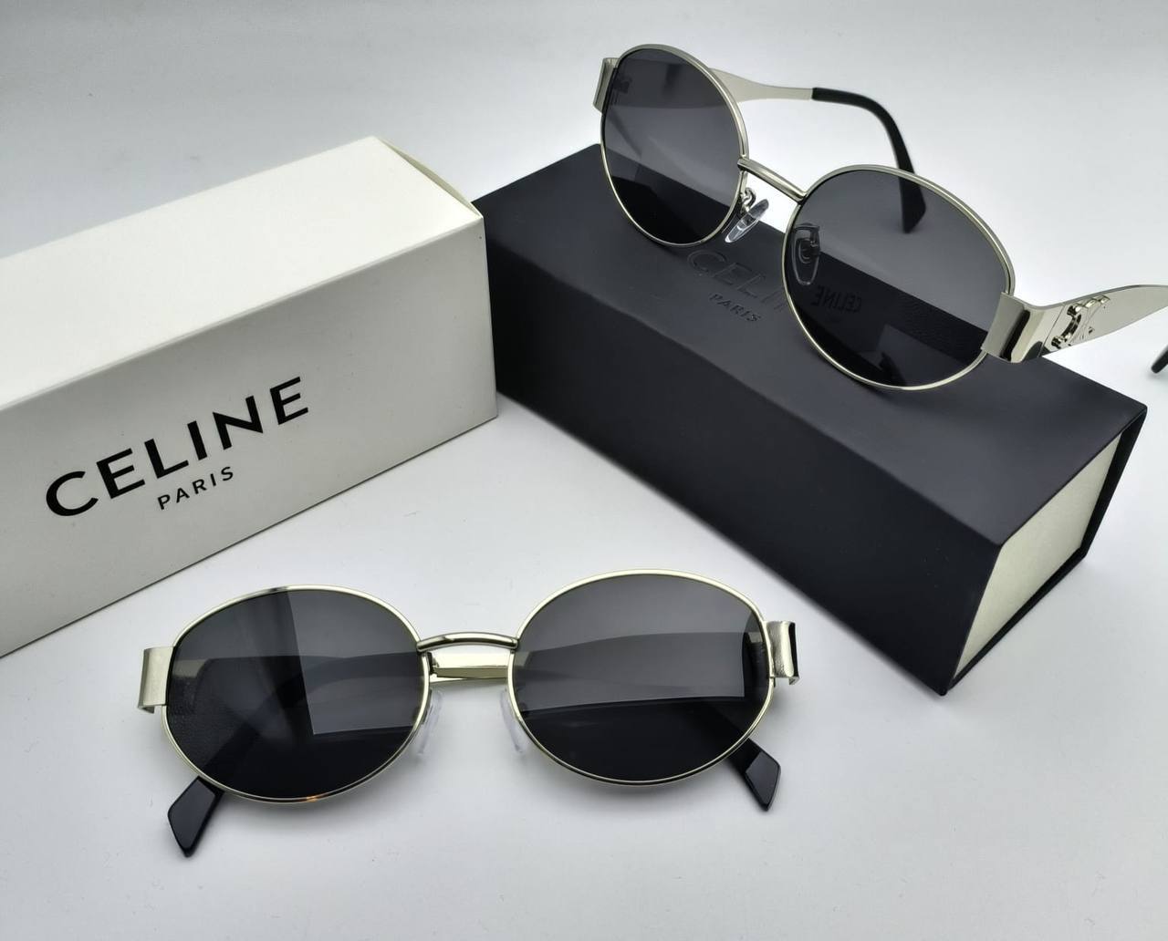 Celine Triomphe Metal Oval Sunglasses UK Reps AAA Quality