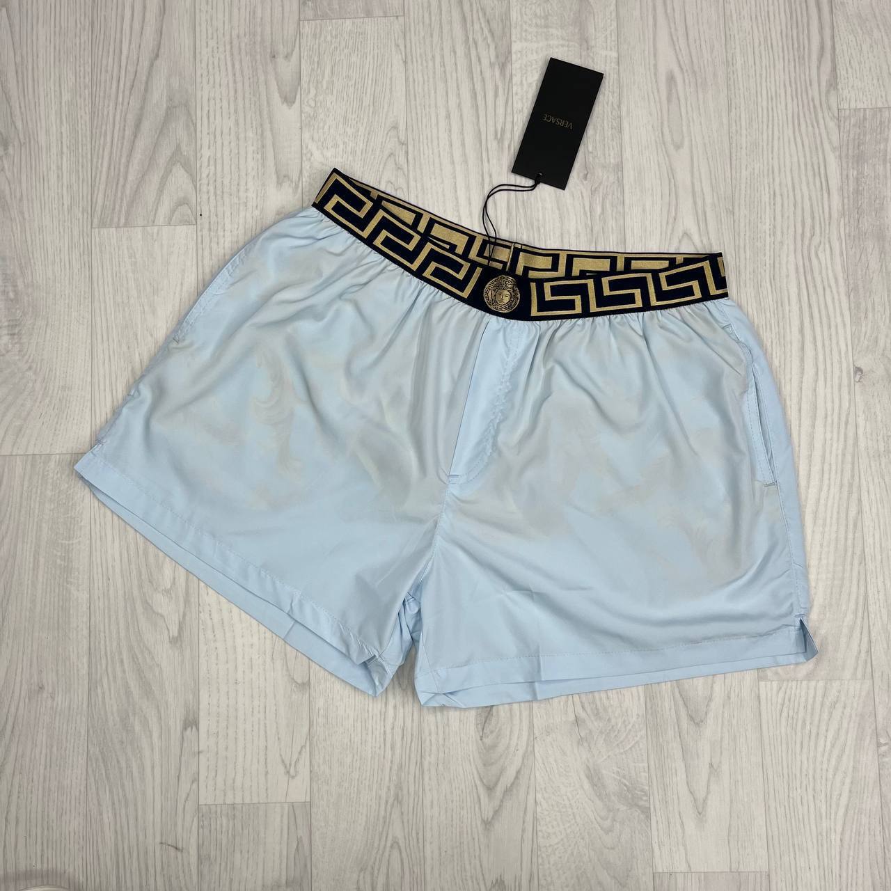 Versace Men’s Greca Border Swim Shorts UK Reps AAA Quality