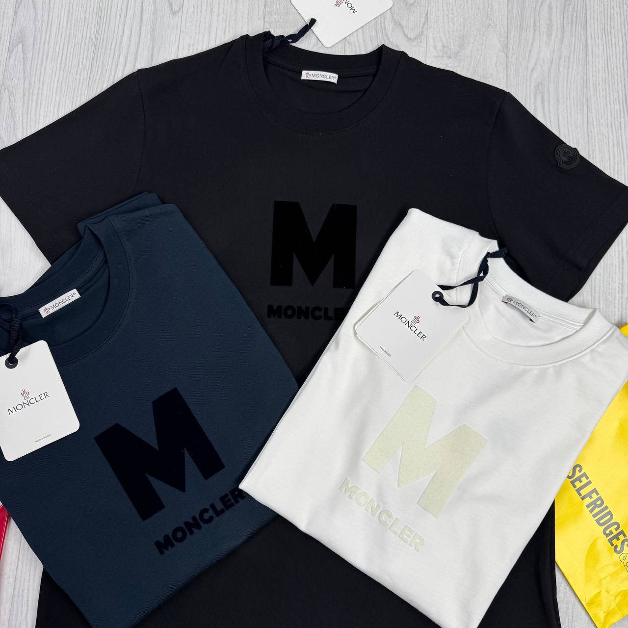 Moncler Big M Logo Cotton T-Shirt UK Reps AAA Quality