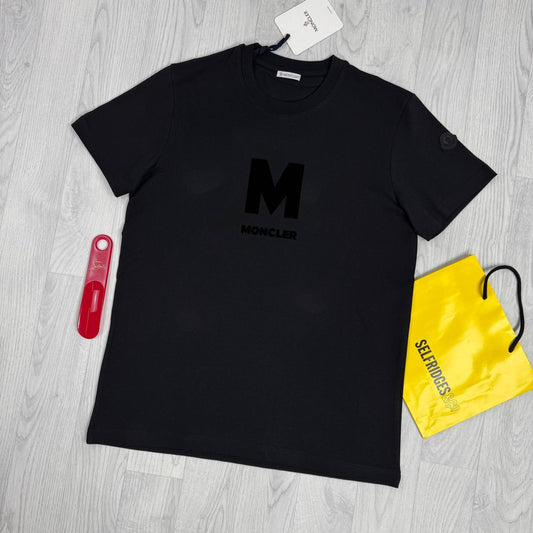 Moncler Big M Logo Cotton T-Shirt UK Reps AAA Quality