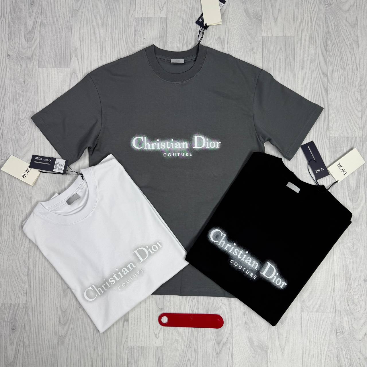 Christian Dior Couture Relaxed-Fit Cotton Jersey T-Shirts UK Reps AAA Quality