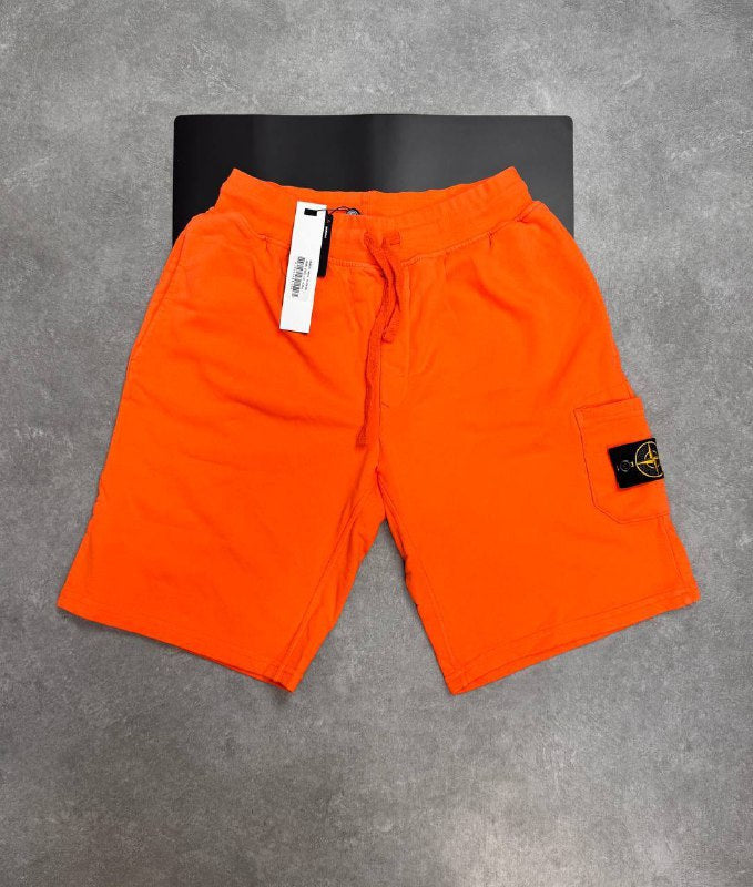 Stone Island Garment-Dyed Fleece Bermuda Cargo Shorts Collection AAA Quality Reps UK