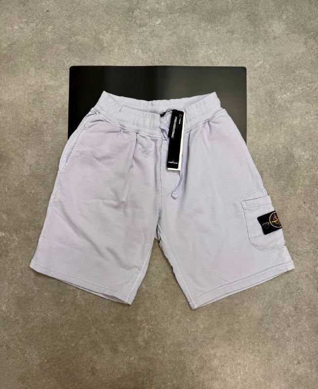 Stone Island Garment-Dyed Fleece Bermuda Cargo Shorts Collection AAA Quality Reps UK
