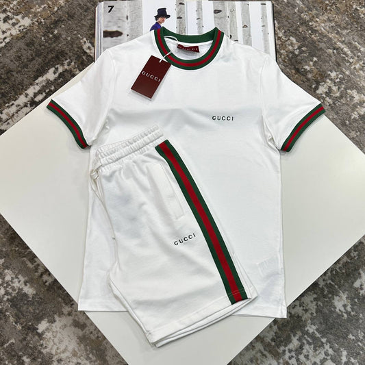 Gucci Side-Stripe Logo Shorts sets For Men In Multiple Colors UK Reps AAA+ Quality