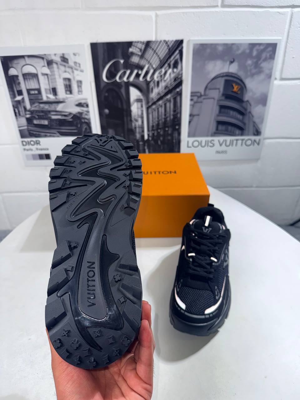 Louis Vuitton LV Runner Tatic Black Sneaker AAA Quality UK Reps
