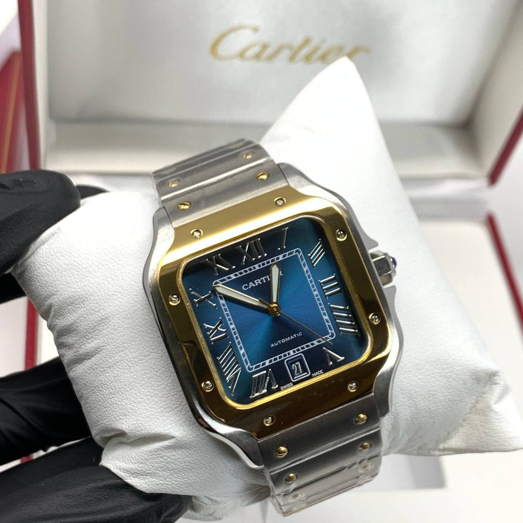 Cartier Santos de Cartier Gradient Dark Blue AAA Quality UK Reps