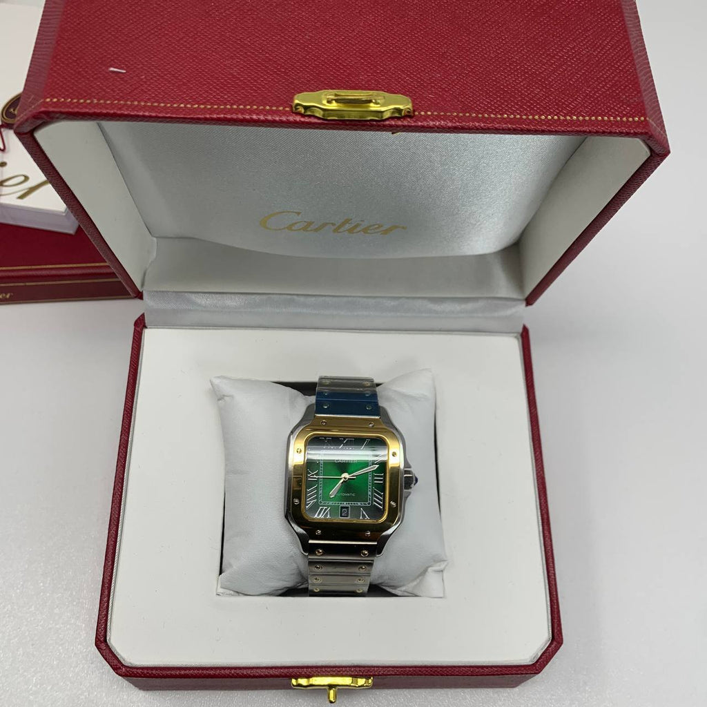 Cartier Santos de Cartier Yellow Gold Bezel AAA Quality UK Reps