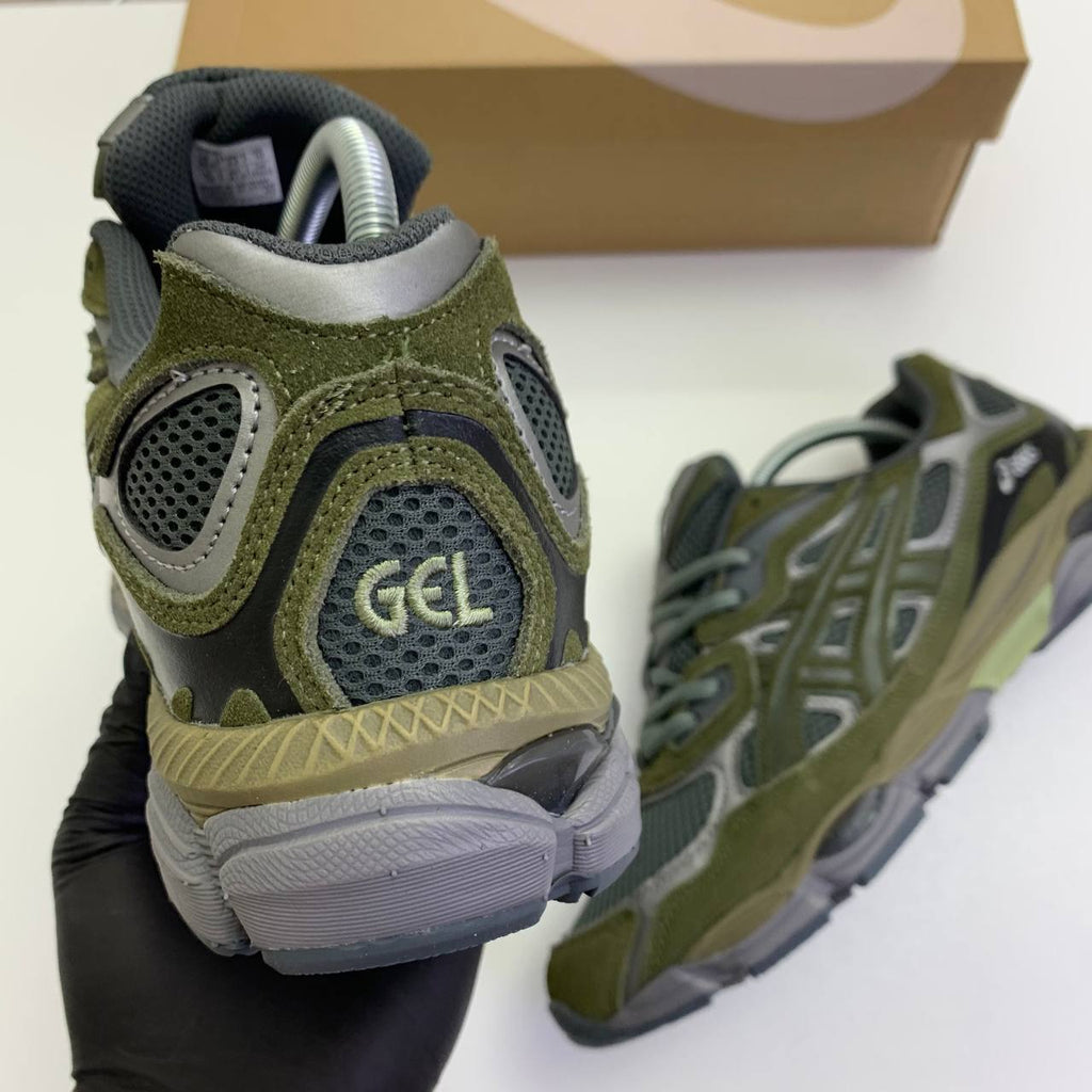 ASICS Gel-NYC Olive Green Mesh AAA Quality UK Reps