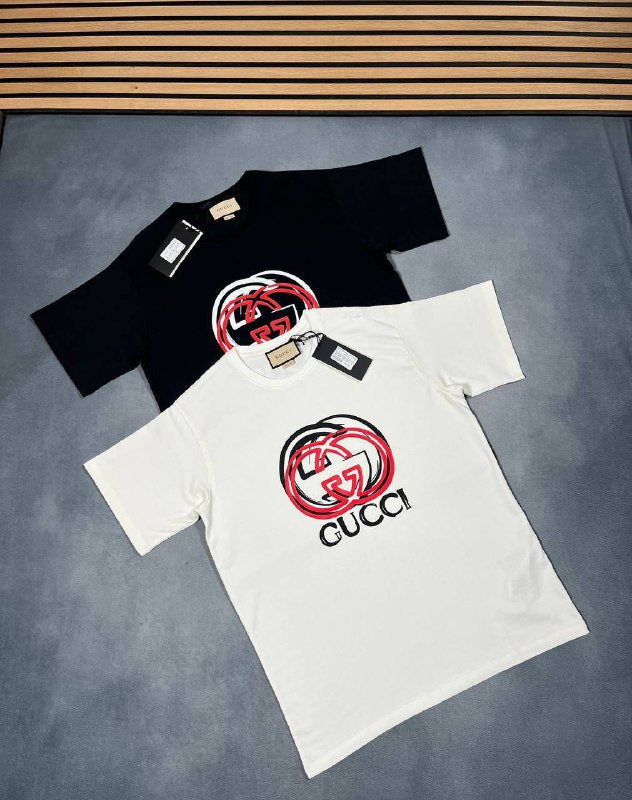 Gucci Interlocking G Graphic Logo T-Shirt UK Reps AAA Quality