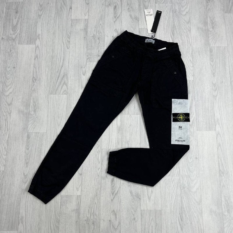 Stone Island Compass-Patch Stretch-Cotton Cargo Pants UK Reps AAA Quality