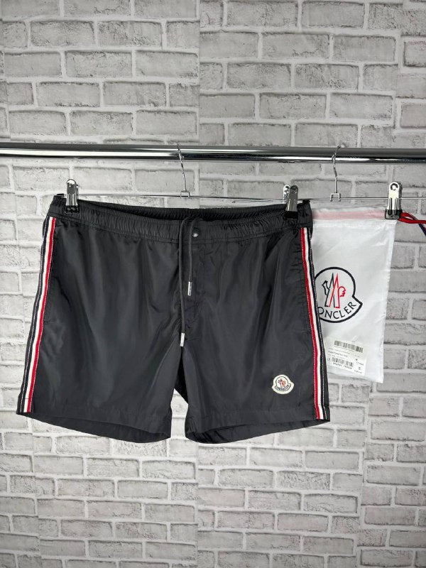 Moncler Logo Patch Swim Trunks UK Reps AAA Quality