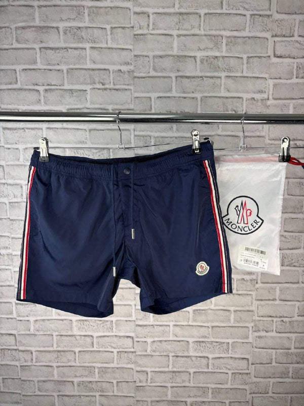 Moncler Logo Patch Swim Trunks UK Reps AAA Quality