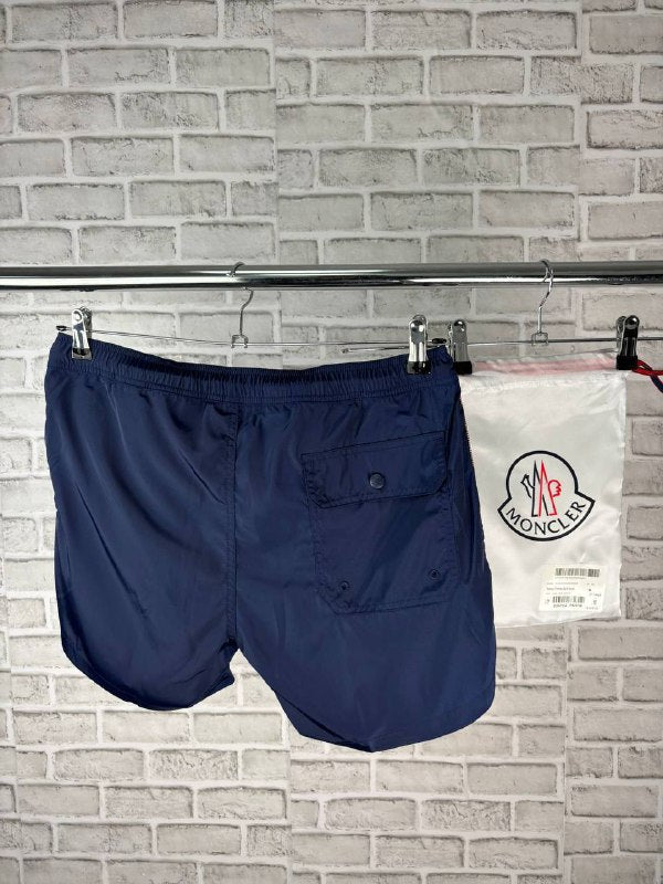 Moncler Logo Patch Swim Trunks UK Reps AAA Quality