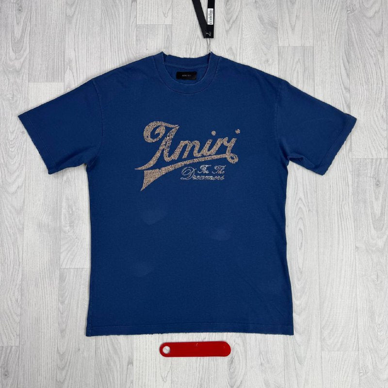Amiri "Good Life" For The Dreamers Script Logo T-Shirt UK Reps AAA Quality