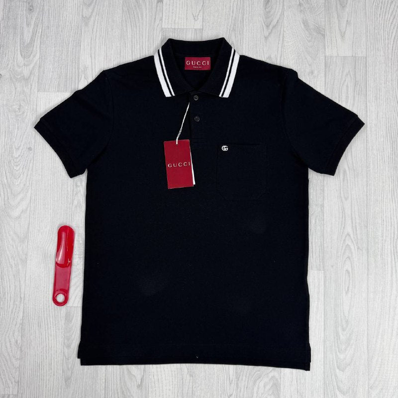 Gucci Double G Cotton Piquet Polo Shirt Collection UK Reps AAA Quality