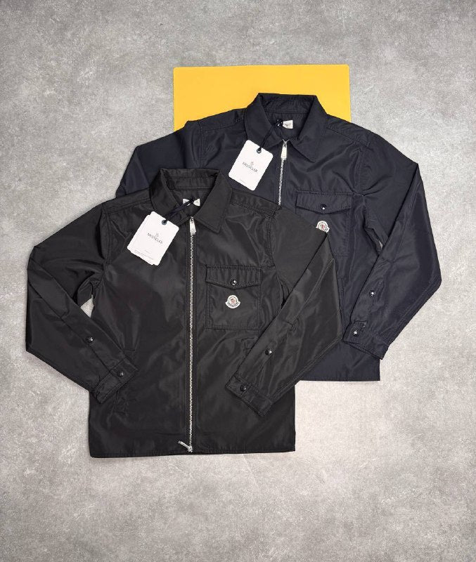 Moncler Cotton Gabardine Zip-Up Shirt Jacket UK Reps AAA Quality