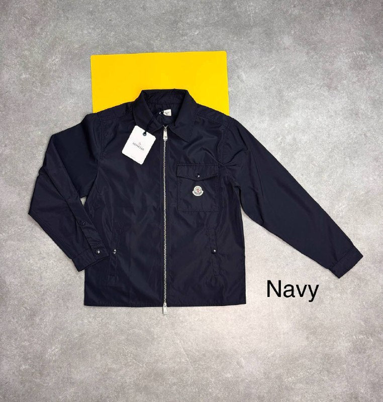 Moncler Cotton Gabardine Zip-Up Shirt Jacket UK Reps AAA Quality
