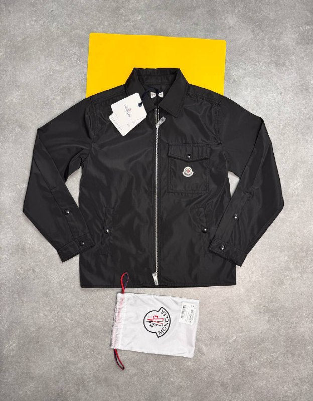 Moncler Cotton Gabardine Zip-Up Shirt Jacket UK Reps AAA Quality
