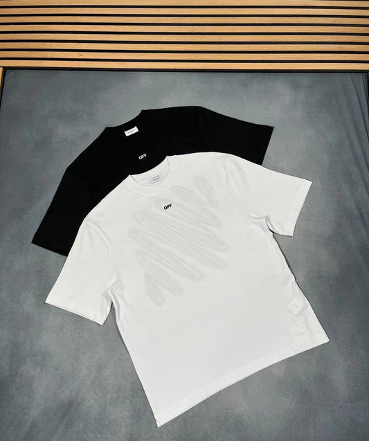 Off-White Scribble Diags Skate T-Shirt Set UK Reps AAA Quality