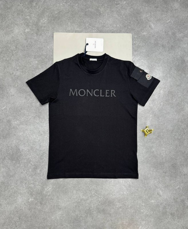 Moncler Men's Core Logo Luxury Cotton T-Shirt AAA Quality Reps UK