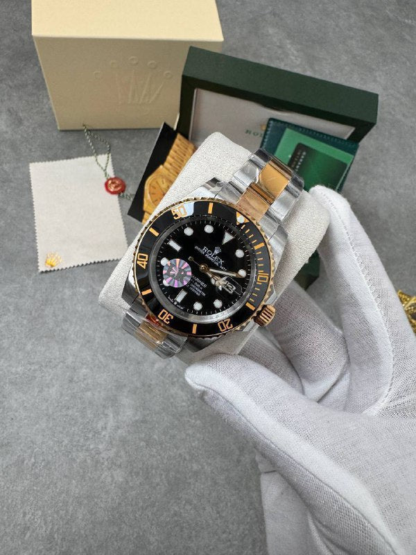 Rolex Submariner Date Green Dial Gold Luxury Men's Diver Watch AAA Quality Reps UK