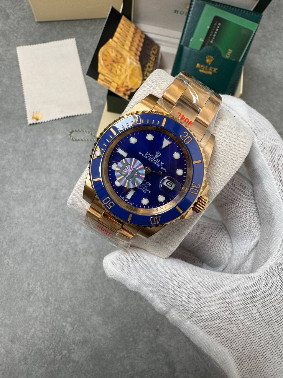 Rolex Submariner Date Green Dial Gold Luxury Men's Diver Watch AAA Quality Reps UK