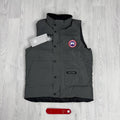 Canada Goose Freestyle Crew Gilet – Graphite and Black Edition UK Reps AAA Quality