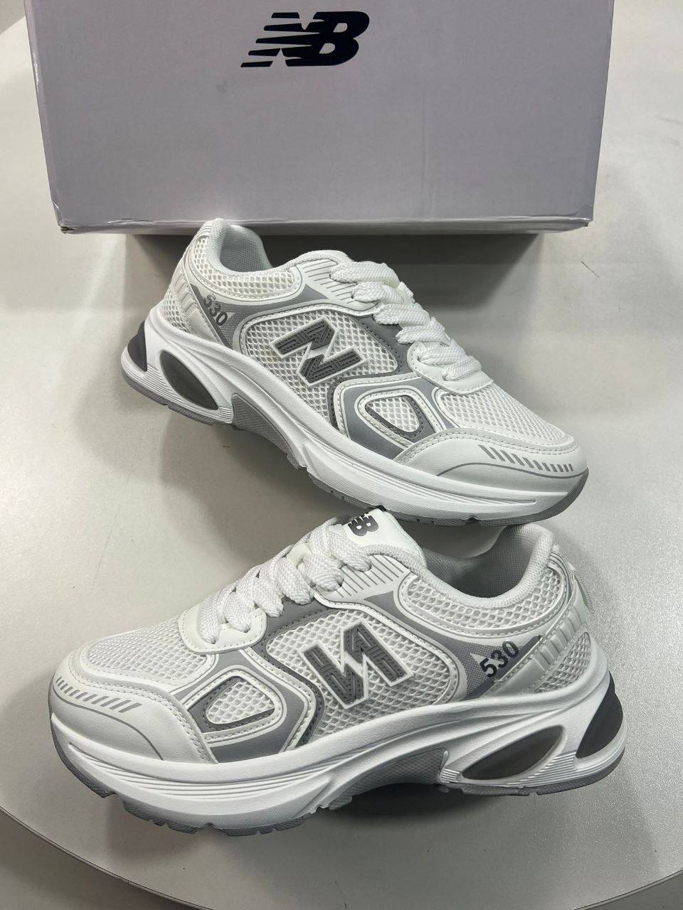 New Balance 530 White/Silver/Grey Womens Trainers UK Reps AAA Quality