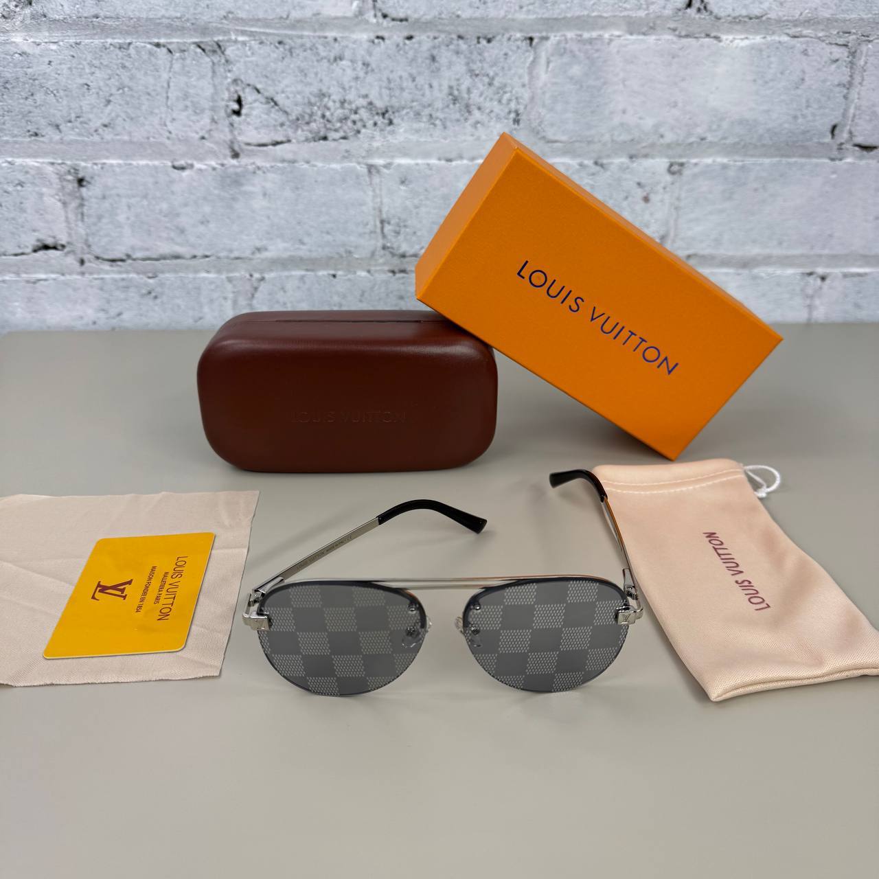 Louis Vuitton Damier Sunglasses UK Reps AAA Quality