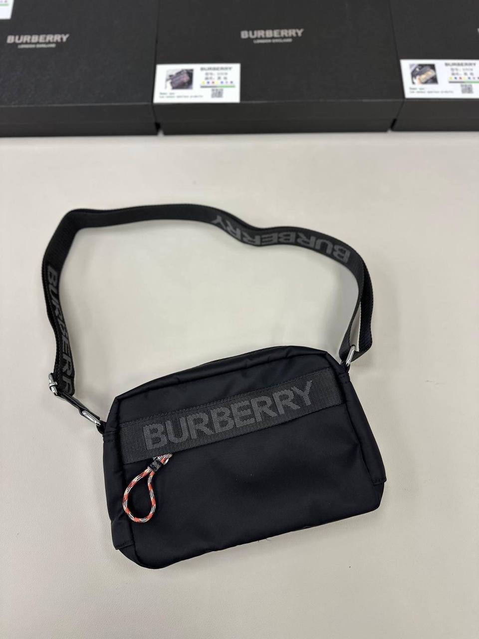 Burberry Paddy Crossbody Bag - Logo Detail Nylon Messenger UK Reps AAA Quality