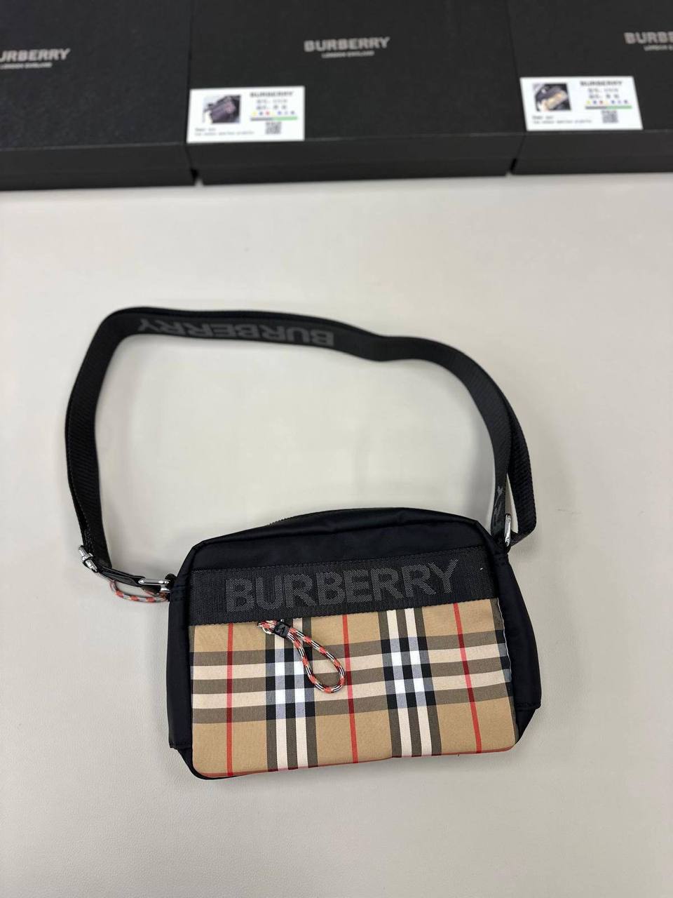 Burberry Paddy Crossbody Bag - Logo Detail Nylon Messenger UK Reps AAA Quality