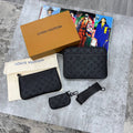 Louis Vuitton Trio Messenger - Monogram Shadow Leather  UK Reps AAA Quality