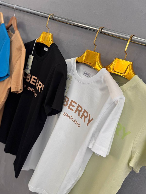 Burberry Men's Logo Print Cotton Crewneck T-Shirts AAA Quality Reps UK