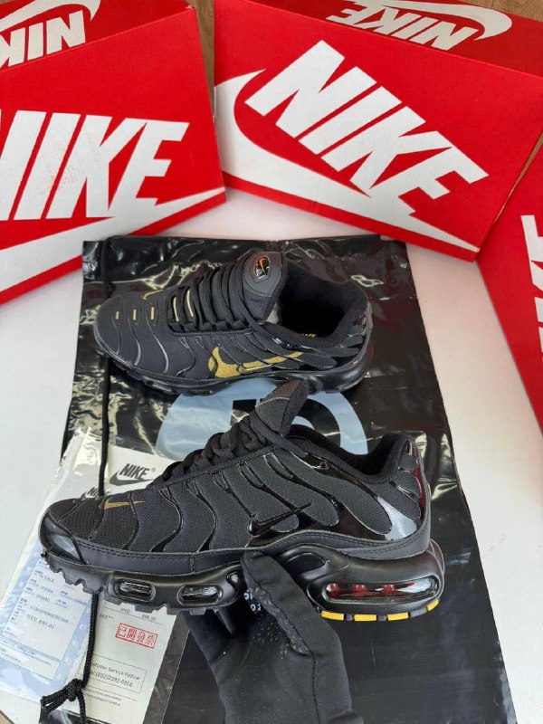 Nike Air Max Plus TN "Black/Metallic Gold" UK Reps AAA Quality