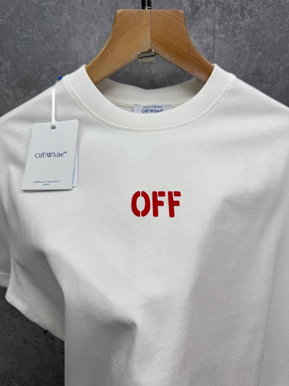 Off-White Off Stamp Cotton T-Shirt UK Reps AAA Quality