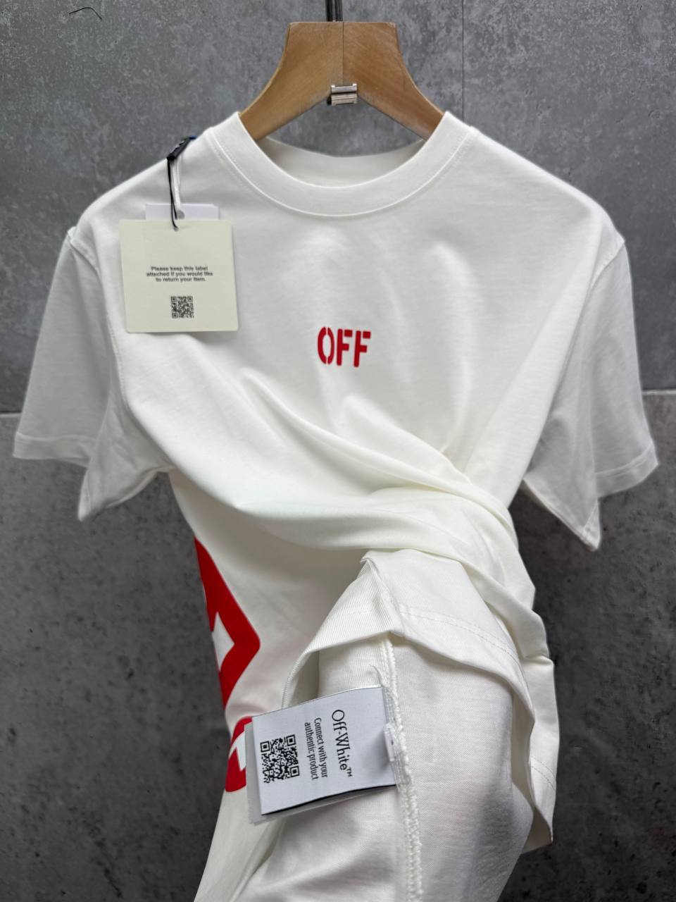 Off-White Off Stamp Cotton T-Shirt UK Reps AAA Quality