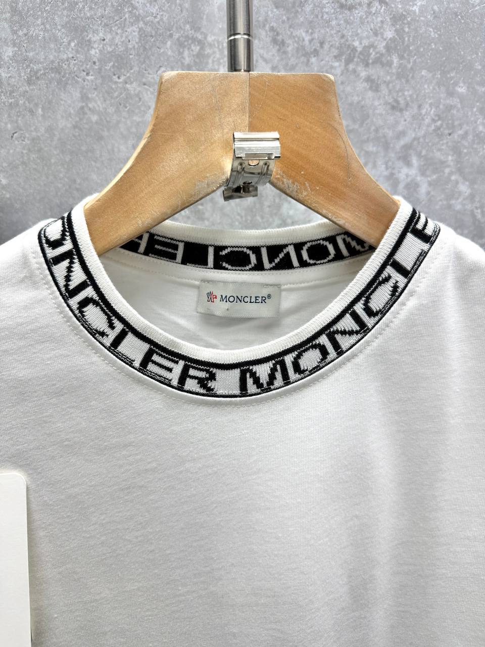 The Refined Staple: Moncler Logo-Trimmed Cotton T-Shirt UK Reps AAA Quality