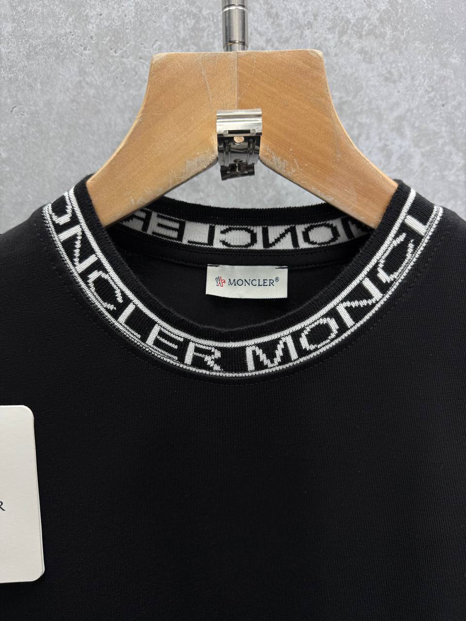 The Refined Staple: Moncler Logo-Trimmed Cotton T-Shirt UK Reps AAA Quality