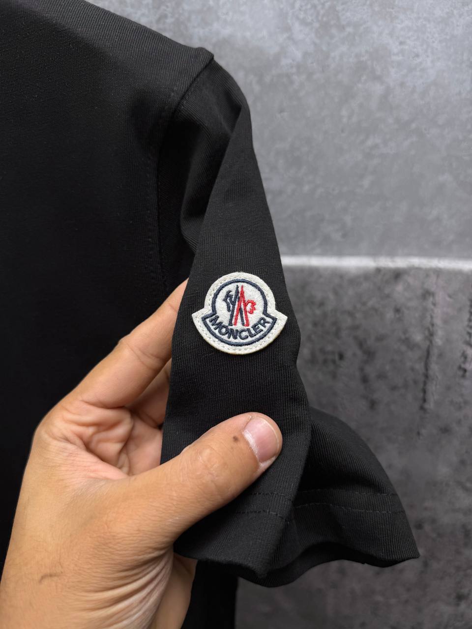 The Refined Staple: Moncler Logo-Trimmed Cotton T-Shirt UK Reps AAA Quality