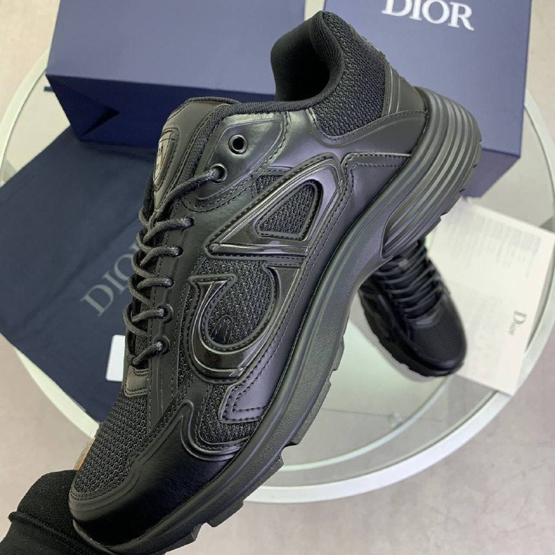 Stealth Luxury: Dior B30 "Triple Black" Technical Mesh UK Reps AAA Quality