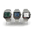 Pioneers of the Wrist: Santos de Cartier Color Collection  UK Reps AAA Quality