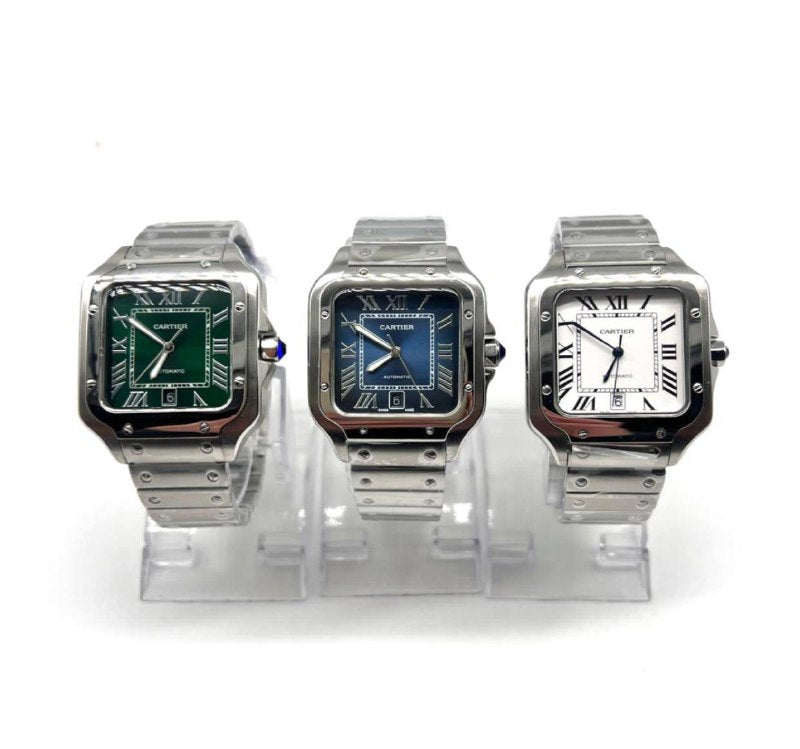 Pioneers of the Wrist: Santos de Cartier Color Collection  UK Reps AAA Quality