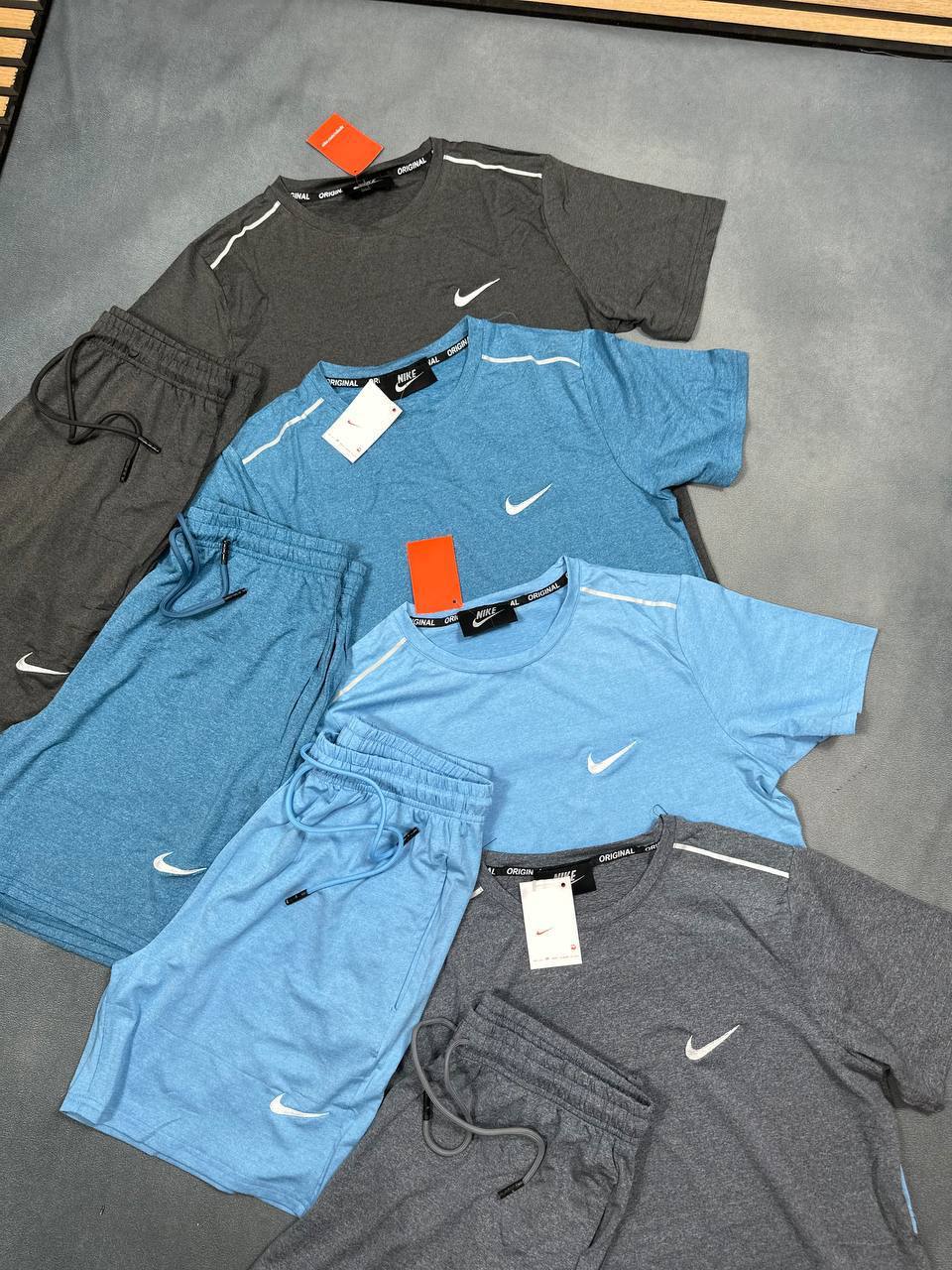 Nike Men's Luxury Dri-FIT Tech Knit T-Shirt and Shorts Summer Set AAA Quality Reps UK