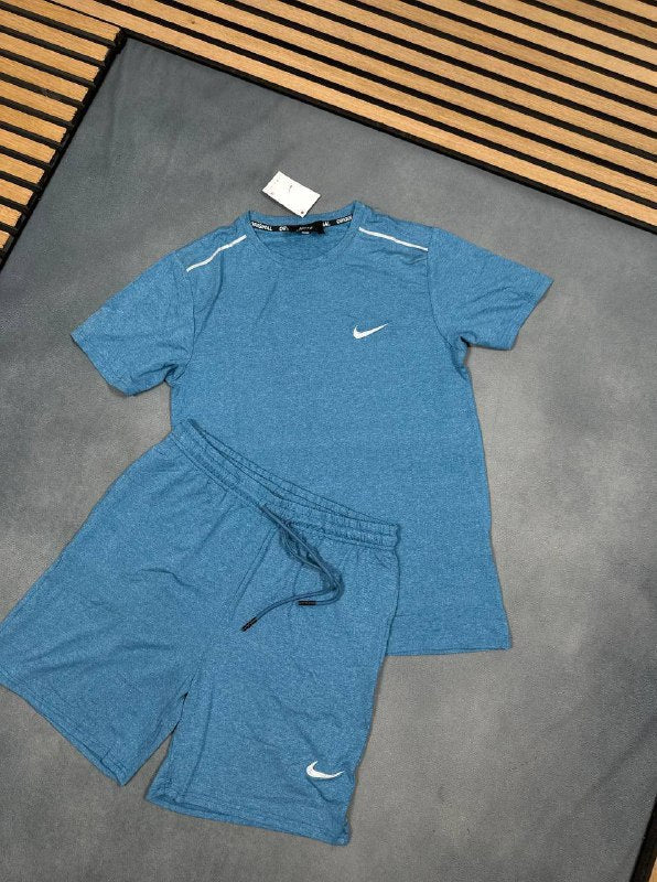 Nike Men's Luxury Dri-FIT Tech Knit T-Shirt and Shorts Summer Set AAA Quality Reps UK