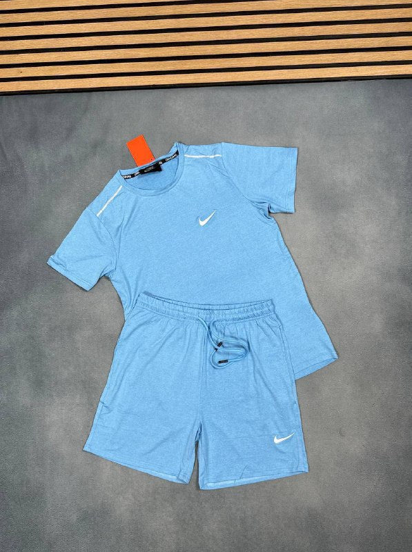 Nike Men's Luxury Dri-FIT Tech Knit T-Shirt and Shorts Summer Set AAA Quality Reps UK