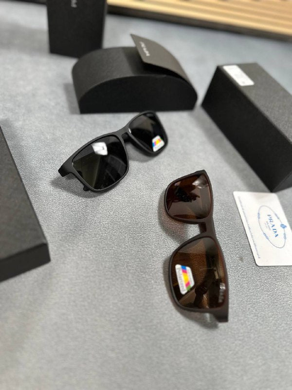 Prada Men's Polarized Square Luxury Sunglasses Set AAA Quality Reps UK