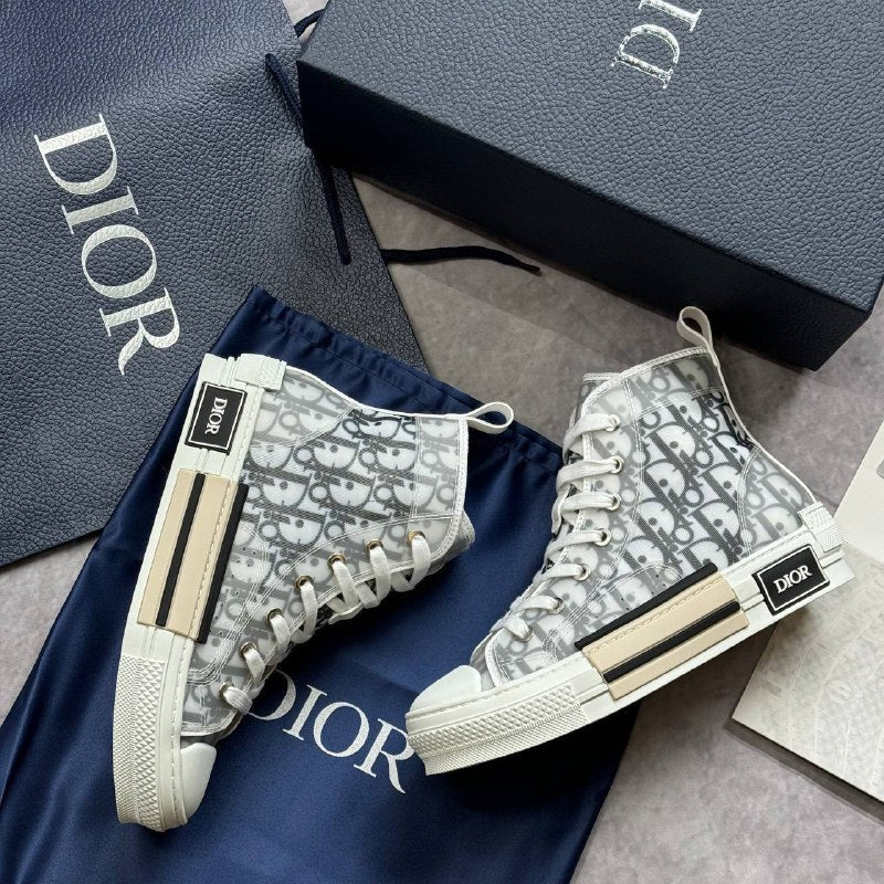 Dior Women's B23 Oblique High-Top Luxury Sneakers Set AAA Quality Reps UK