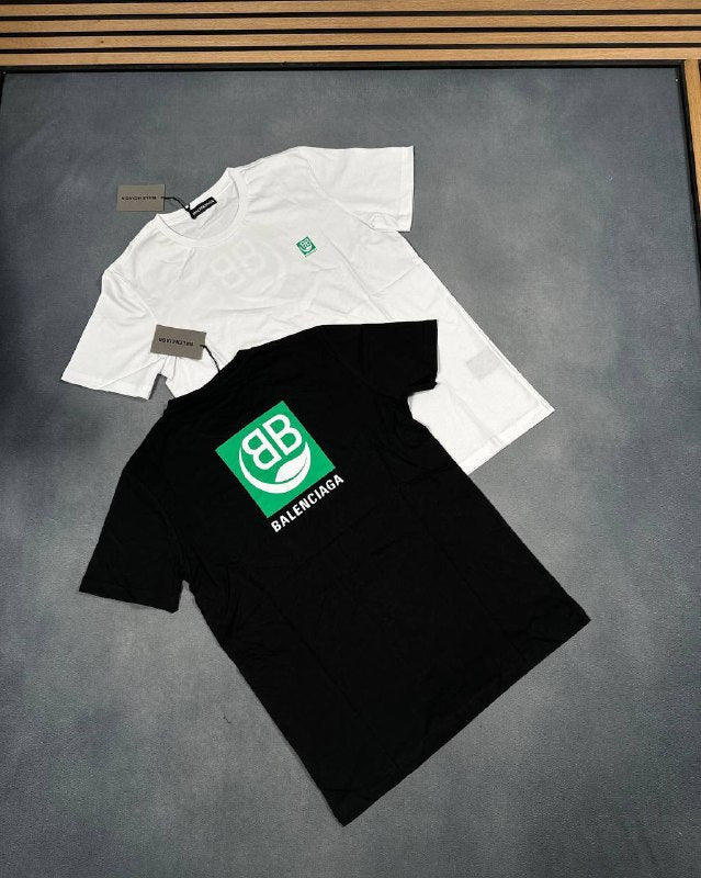 Balenciaga "Double B" Eco Logo T-Shirts UK Reps AAA Quality