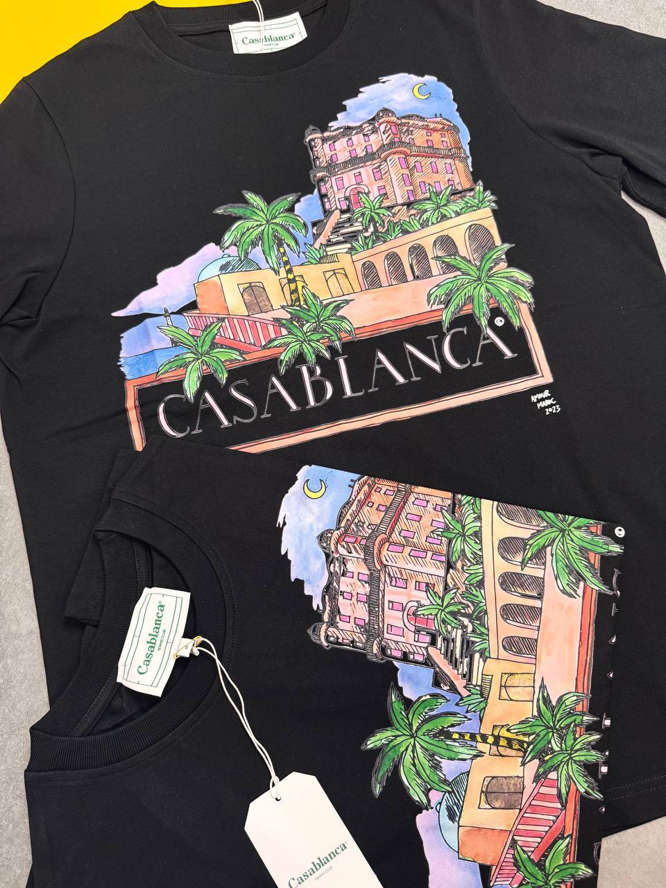 Casablanca Amour Maroc Short Sleeve T-Shirt  UK Reps AAA Quality